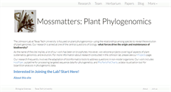 Desktop Screenshot of mossmatters.com