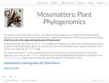 Tablet Screenshot of mossmatters.com